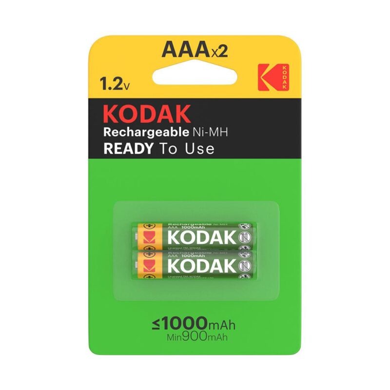 [887930954029] Kodak Ready To Use Επαναφορτιζόμενες Μπαταρίες AAA Ni-MH 650mAh 1.2V 2τμχ
