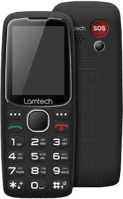 [5202021113157] Lamtech Tiny L II Dual SIM Κινητό με Μεγάλα Κουμπιά Μαύρο