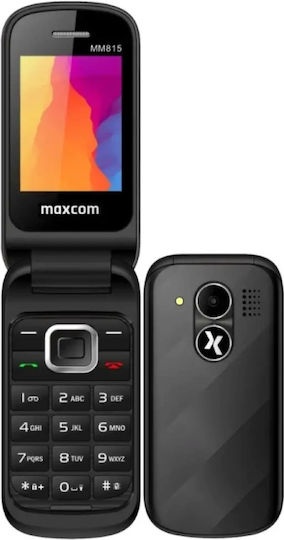 [5908235978123] MaxCom MM815 Dual SIM Κινητό με Μεγάλα Κουμπιά Mαύρο