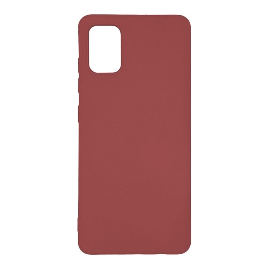 Oem Θήκη Σιλικόνης Matt 1,2 mm Για Samsung Galaxy A41 ΜΠΟΡΝΤΟ
