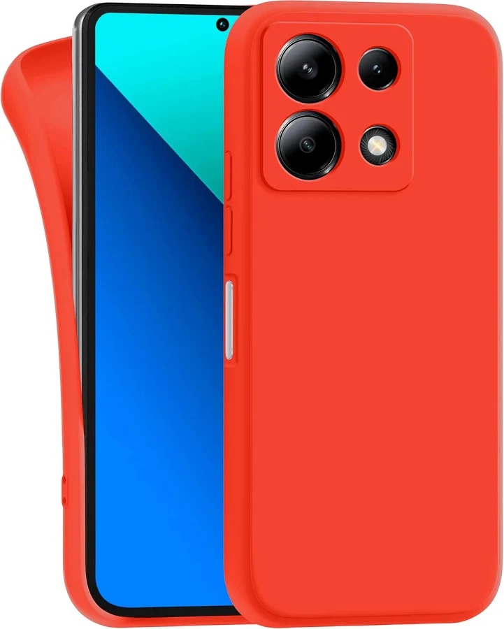 Oem Θήκη Σιλικόνης Matt 1,5 mm Για Xiaomi Redmi 15C 4G / 5G 173,16 mm Κόκκινο
