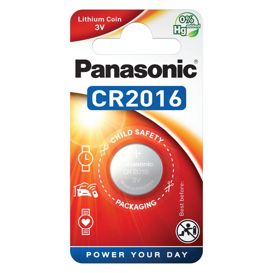 [5019068085114] PANASONIC Lithium Power CR2016 μπαταρία ρολογιών 3V 1 τμχ