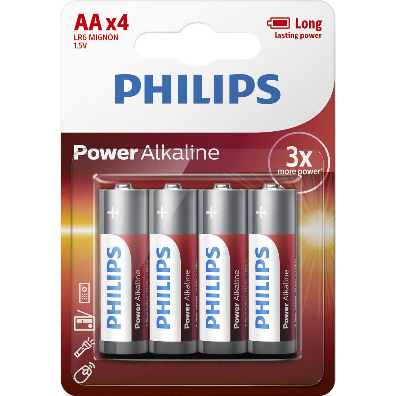 [8712581549909] Philips Eco Αλκαλική LR6 AA (4 Τμχ)