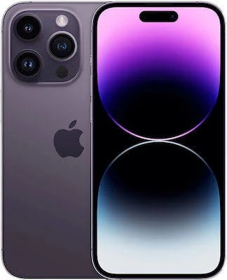 [354183134620406] Apple iPhone 14 Pro 5G (6GB/128GB) Deep Purple Grade A