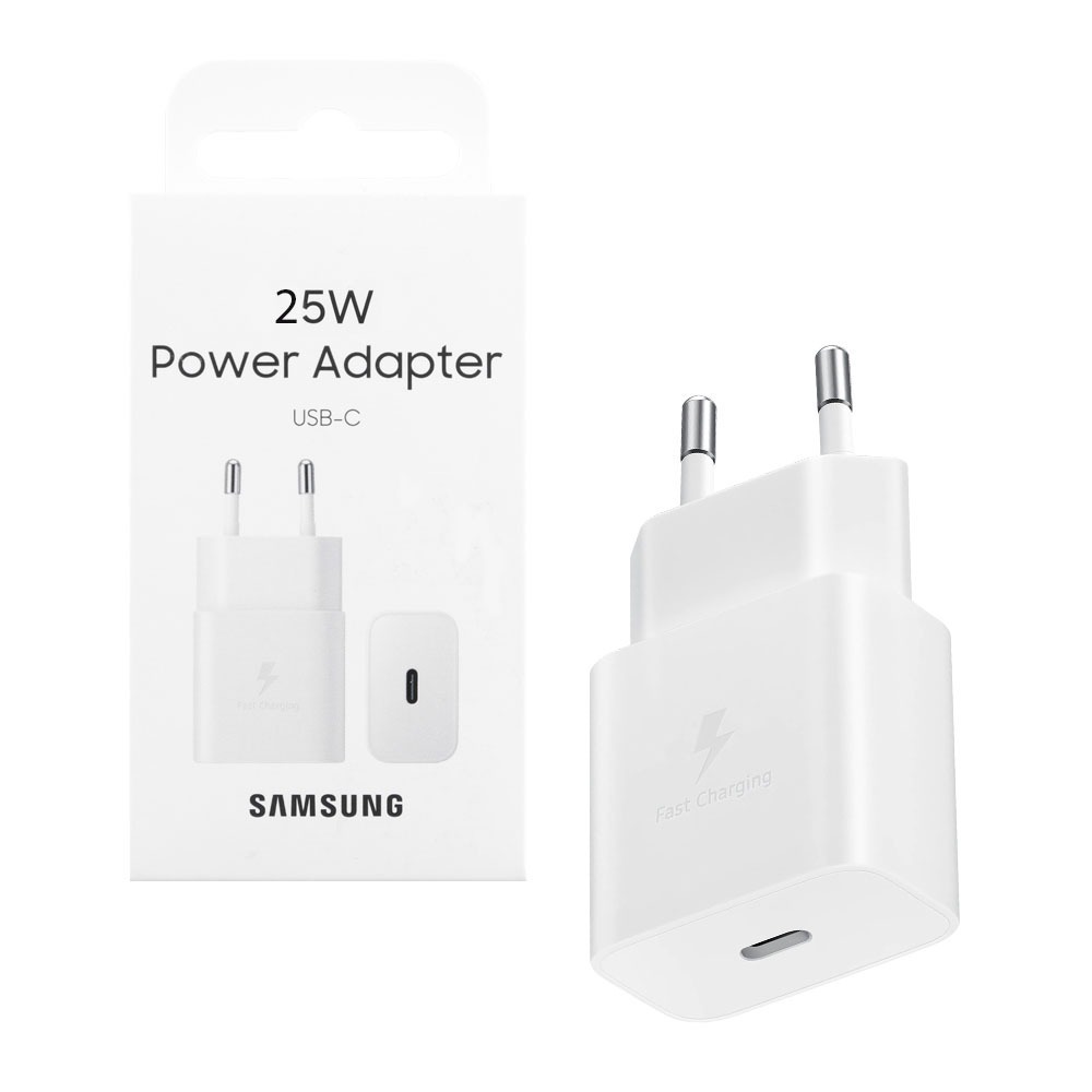[8806094912081] Samsung Φορτιστής Χωρίς Καλώδιο GaN με Θύρα USB-C 25W Power Delivery Λευκός (EP-T2510N)
