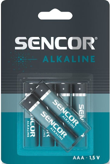 [8590669326204] Sencor Αλκαλικές Μπαταρίες AAA 1.5V 6τμχ