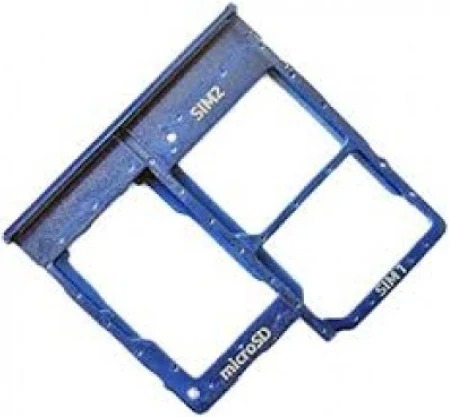 SIM TRAY SAMSUNG A20E A202F BLUE OEM