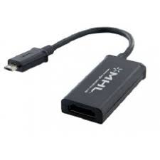 [5908214357222] 4World Adapter MHL (micro USB) [M] > HDMI [F] + micro USB [F], smartphone to TV
