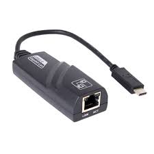 [3000000170090] USB Hub, USB 3.0 Type-C ethernet adapter Black