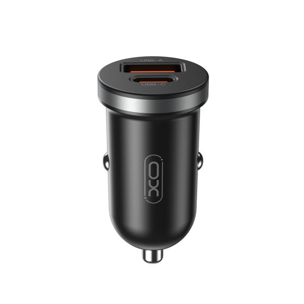 [6920680848218] XO CC56 Mini Car Charger A+C Single Port 30W/Simultaneous 5V3A