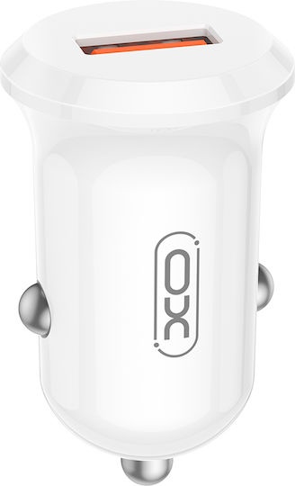 [6975837583177] XO CC68 Φορτιστής Αυτοκινήτου με Θύρα 1xUSB-A