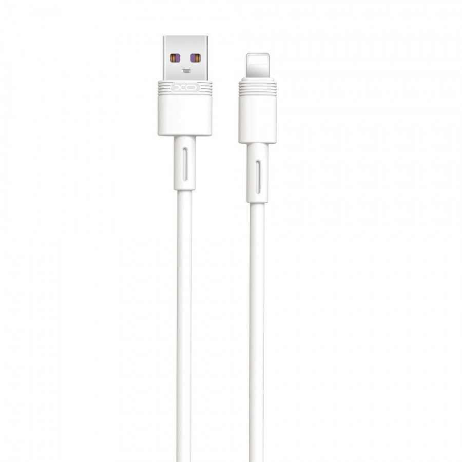 [6920680875450] XO NB-Q166 5A Καλώδιο Γρήγορης Φόρτισης Για Lightning Άσπρο