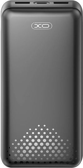 [6975837584389] XO PB313 Power Bank 20000mAh με 2 Θύρες USB-A και Θύρα USB-C Μαύρο
