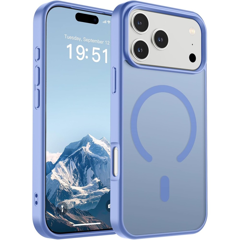 [156368] Θήκη Back Cover Electro Magsafe Ημιδιαφανή Για Apple iPhone 17 Pro Max 5G 6,9" Γαλάζιο