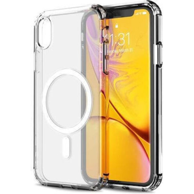 [148353] Θήκη TPU & PC Ultra Hybrid Mag Magsafe φορτιστή Για Apple iPhone X / XS Διάφανο