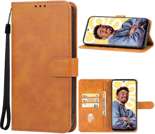 Θήκη Βιβλίο για Realme C55 Ροζ-Χρυσο