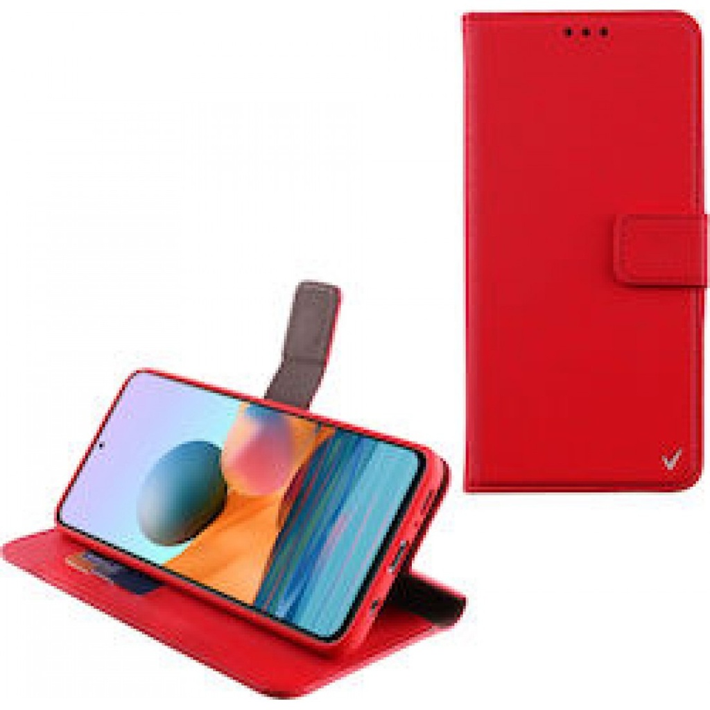 [1499166] Θήκη Βιβλίο για  Xiaomi Redmi Note 10 PRO κόκκινη