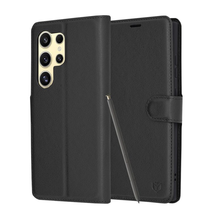 Θήκη Πορτοφόλι Για Samsung Galaxy S24 Ultra 5G Μαύρο Box