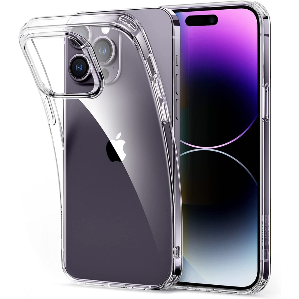 Θήκη Σιλικόνης 1,5 mm Για Apple iPhone 15 Pro 5G 6,1" Διάφανο