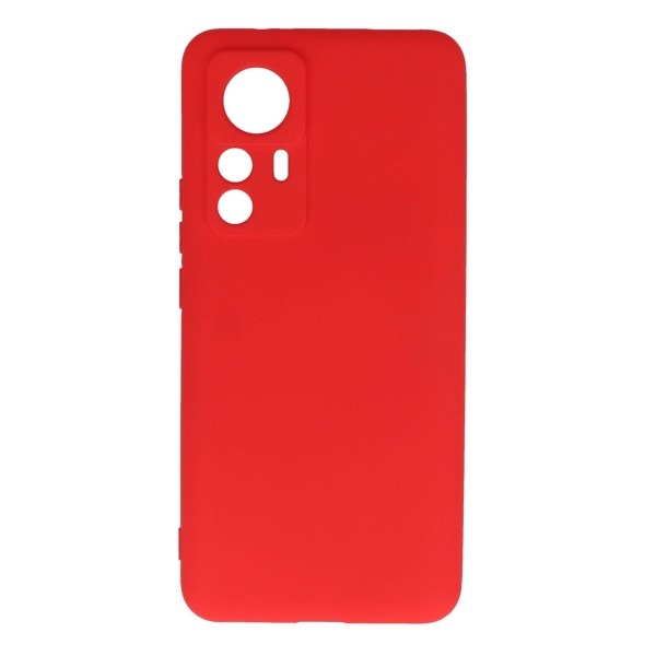 Back Cover Σιλικόνης Κόκκινο (Redmi 12 4G / Redmi 12 5G)