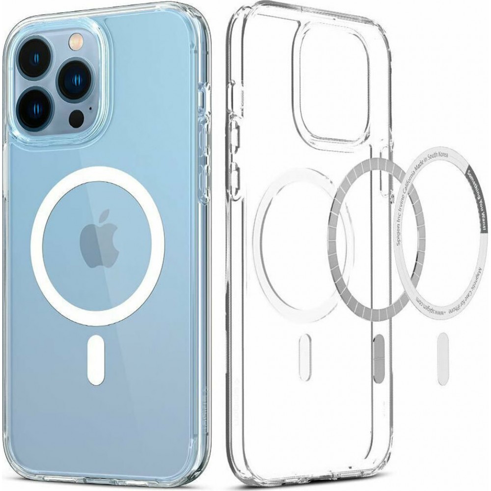 [147790] Θήκη Σιλικόνης Mag Magsafe φορτιστή Για Apple iPhone 15 5G 6,1" Διάφανο