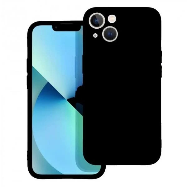 Θήκη Σιλικόνης Matt 1,2 mm Για Apple iPhone 13 Mini 5.4"  Μαύρη