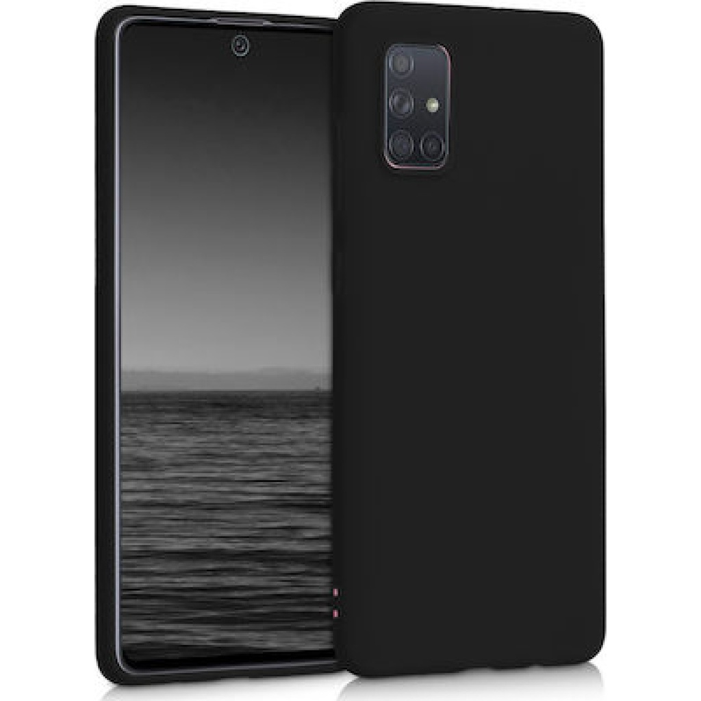 Θήκη Σιλικόνης Matt 1,2 mm Για Samsung Galaxy A72 5G / 4G Lite Μαύρο
