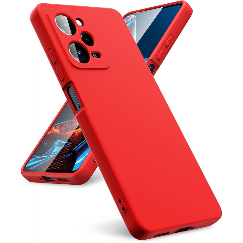 Θήκη Σιλικόνης Matt 1,2 mm Για Xiaomi Redmi Note 12 5G ( Global ) Κόκκινο