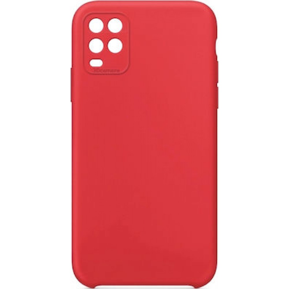 Θήκη Σιλικόνης Matt Για Xiaomi MI 10 Lite Κόκκινο