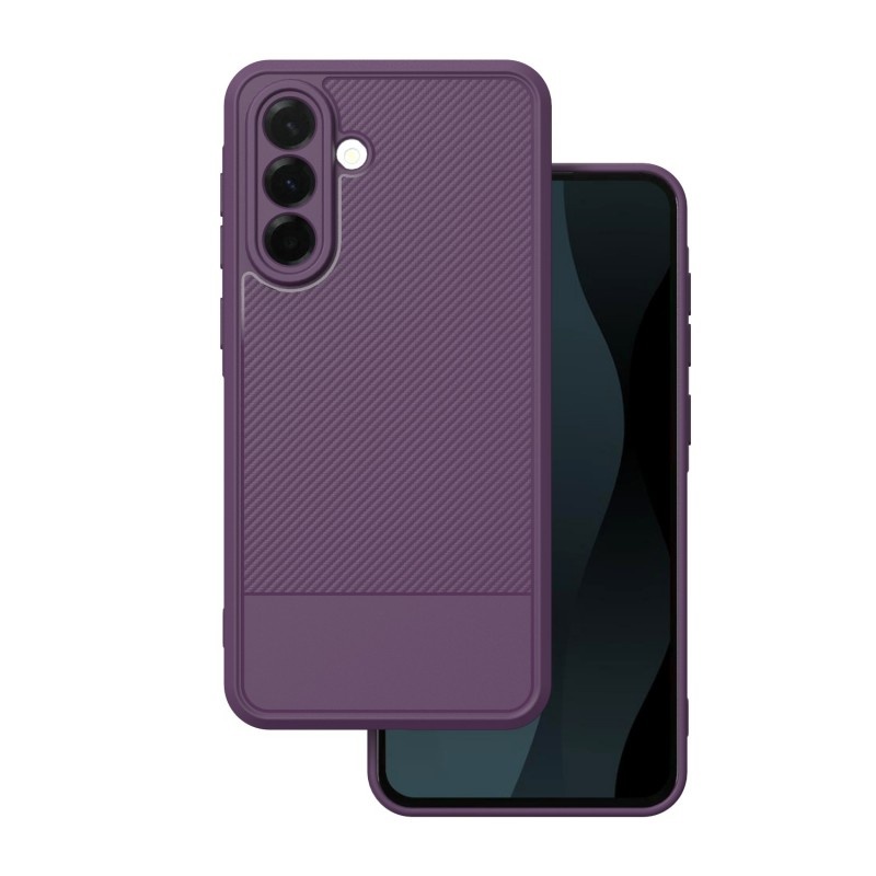 Θήκη Σιλικόνης Simple Carbon Για Samsung Galaxy A26 5G Μωβ