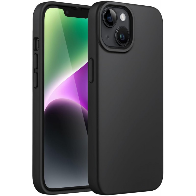 Θήκη Σιλικόνης Soft 2.0 mm Για Apple iPhone 15 5G 6,1" Μαύρο