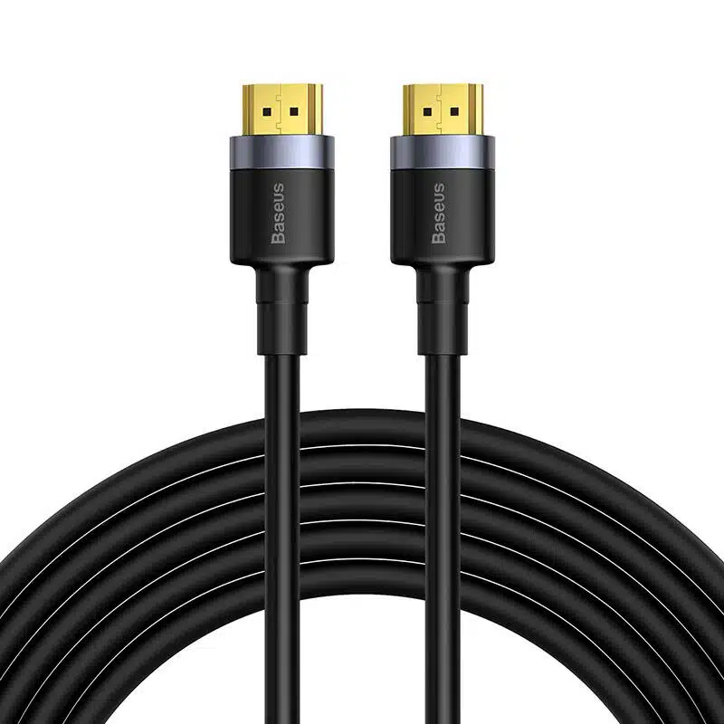 [6953156218215] Baseus Καλώδιο 4KHDMI Male σε 4KHDMI Male Cafule 5m (Μαύρο)
