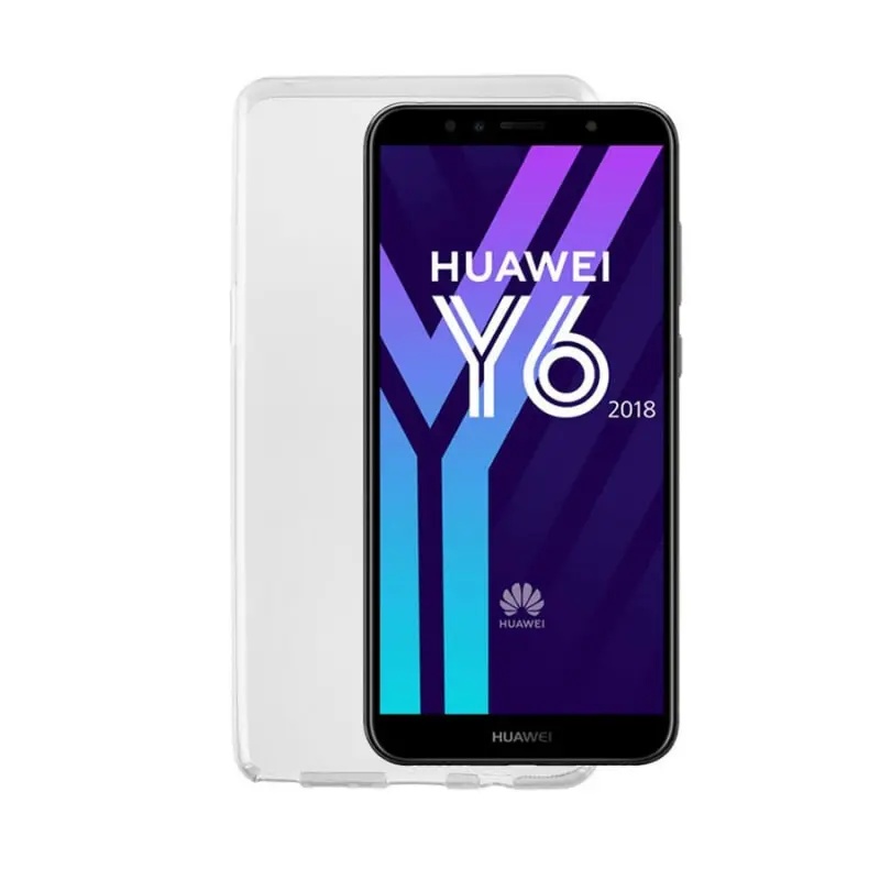[5901737900371] Θήκη Σιλικόνης για Huawei Y6 2018 διάφανη