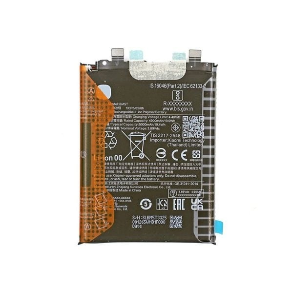 [XIA-BM5T-O] BATTERY 5000mAh  XIAOMI 13T / REDMI NOTE 13 PRO 4G / POCO M6 Pro / POCO X6 Pro 5G – BM5T