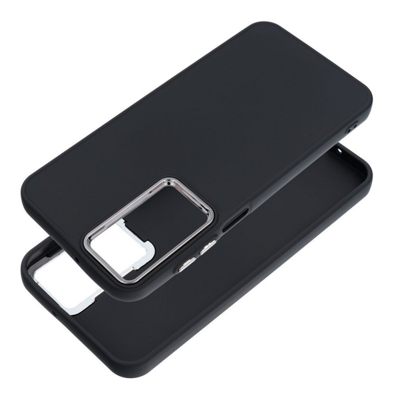 Θήκη Σιλικόνης για Xiaomi Poco C85 Μαύρο με χρυσο accent