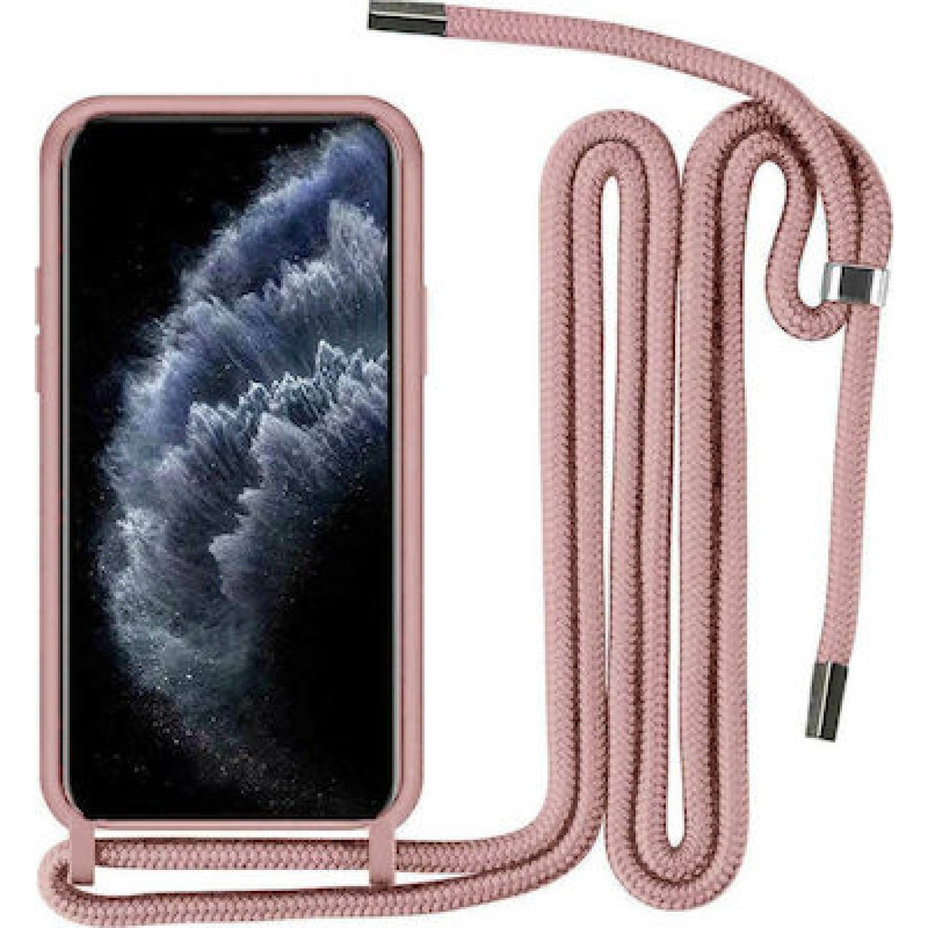Θήκη Σιλικόνης Ροζ Για Apple iPhone 11 Pro Max Ροζ