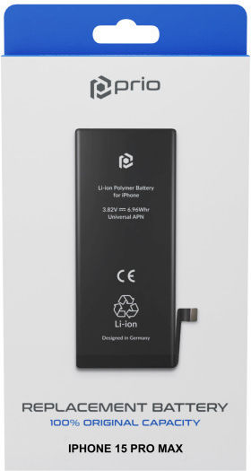[AP-IPH15PM.B-PRIO] BATTERY IPHONE 15 PRO MAX PRIO