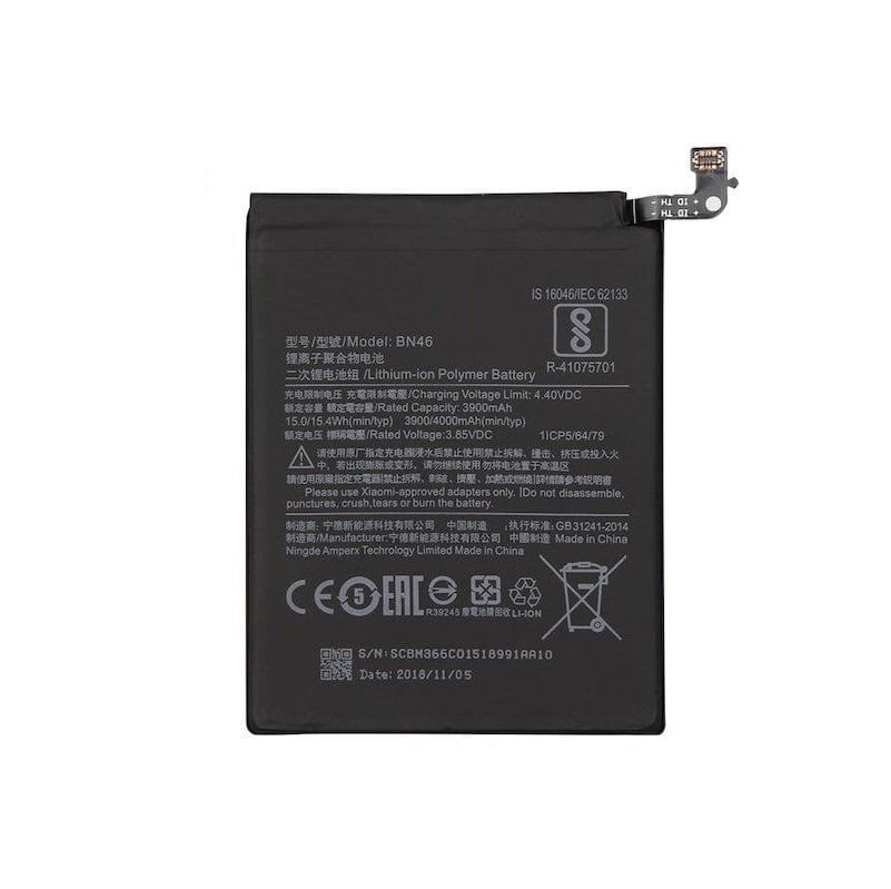 BATTERY XIAOMI REDMI 7 / REDMI NOTE 8 /REDMI NOTE 8T – BN46 4000mAh (OEM)