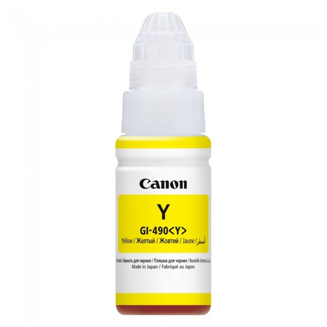 [4549292041781] Canon Μελάνι Inkjet GI-490 Yellow (0666C001) (CANGI-490Y)