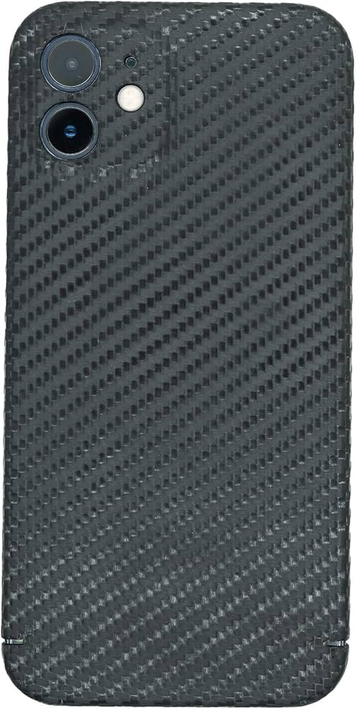Carbon Fiber Ultra Slim Back Cover Πλαστικό Μαύρο Apple iPhone 12