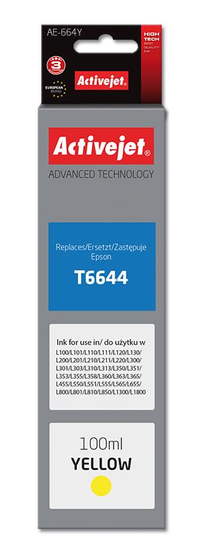 [5901443110682] Activejet ink for Epson T6644 new AE-664Y