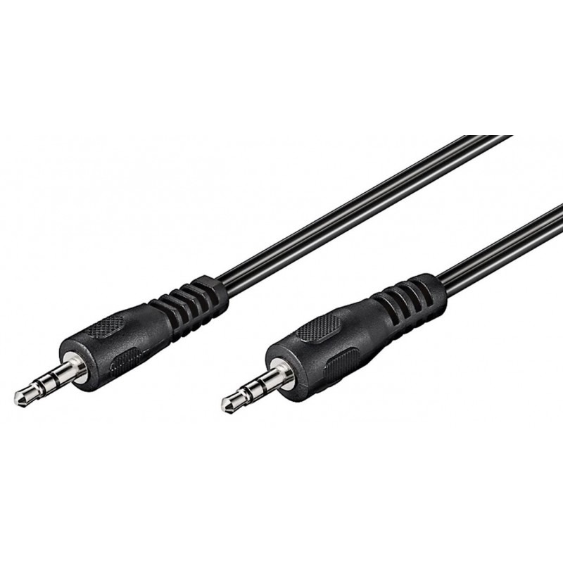 [4040849516603] Goobay Cable 3.5mm male - 3.5mm male Μαύρο 5m (51660)