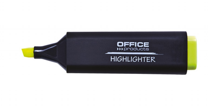 [5901503654118] Highlighter OFFICE PRODUCTS, 1-5mm (line), yellow
